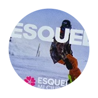 Sticker Oficial Esquel - Nieve y Esquí