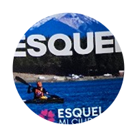 Sticker Oficial Esquel - Lagos y Kayak